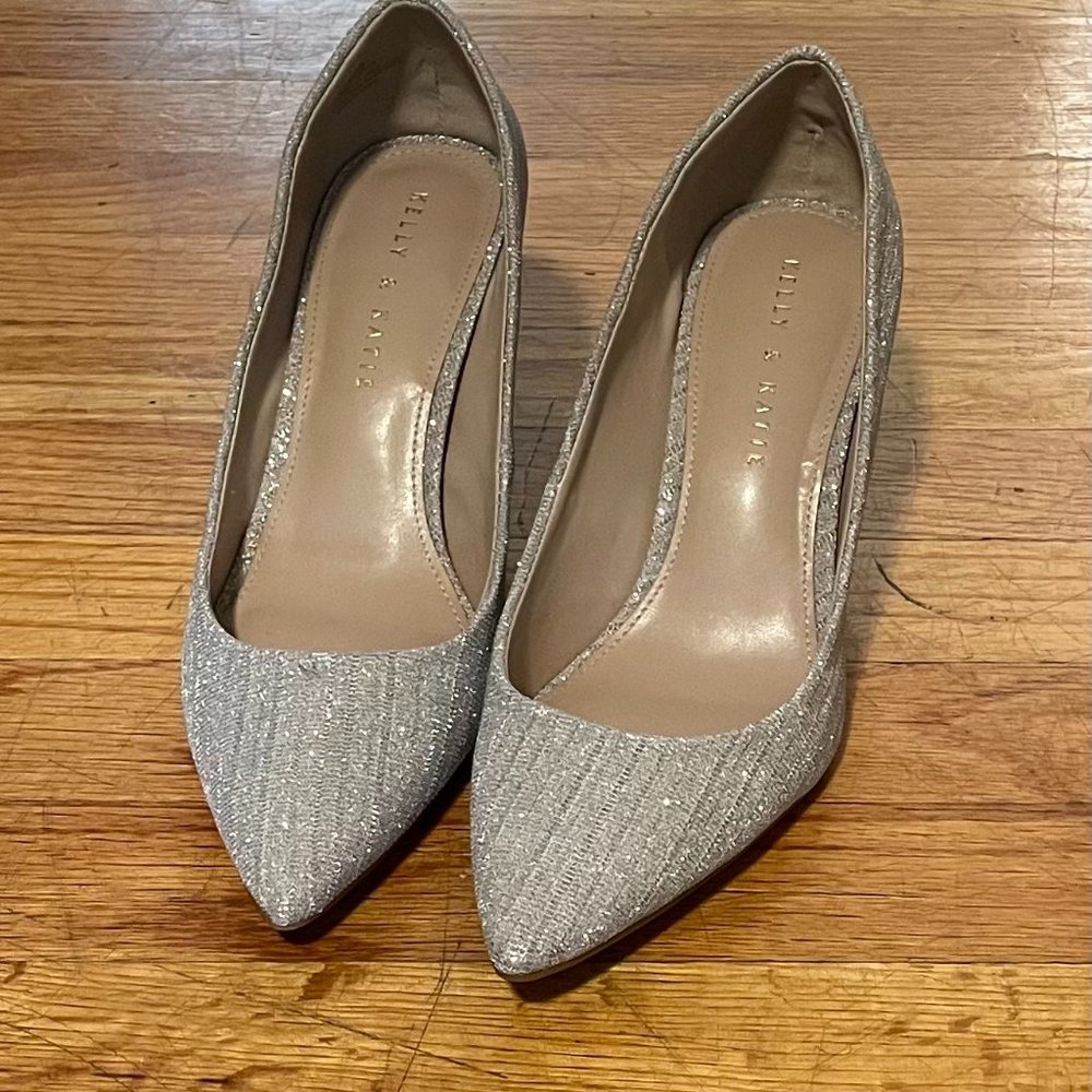 Kelly & Katie sparkly heels (size 8 1/2 M)